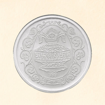 Laxmi Ganesh Pure Silver Coin