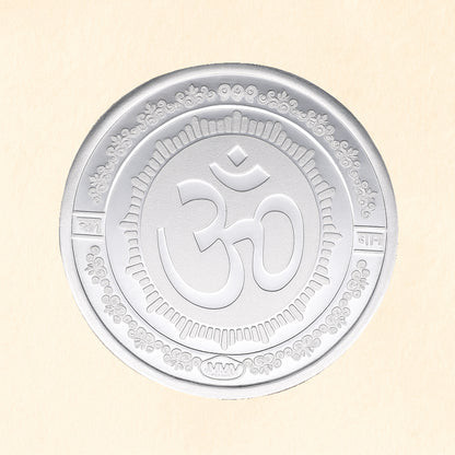 Lord Shiva Mahadev Pure Silver Coin