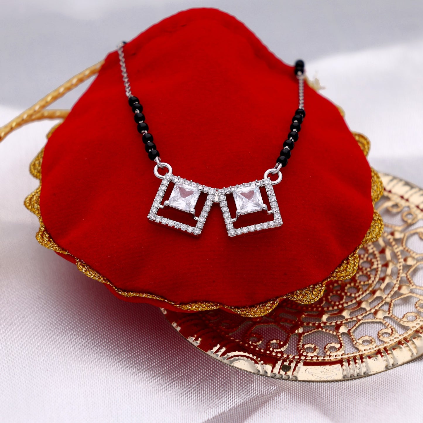 Dual Square Mangalsutra