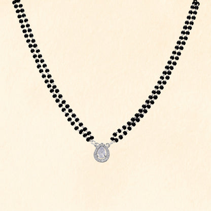 Silver Drop Mangalsutra