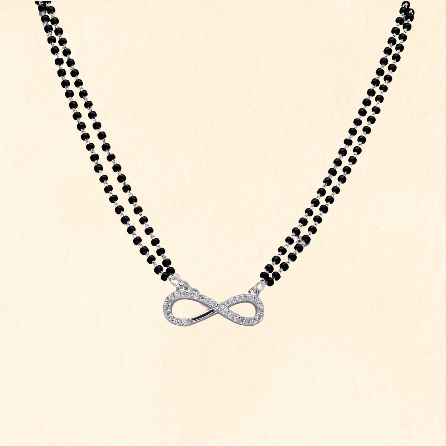 Infinity Silver Mangalsutra