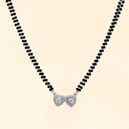 Double Heart Mangalsutra