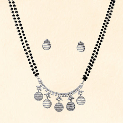 Striped Pendant Mangalsutra