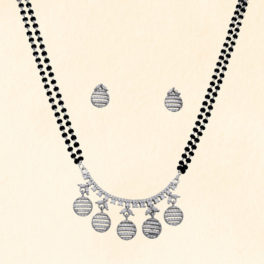 Striped Pendant Mangalsutra