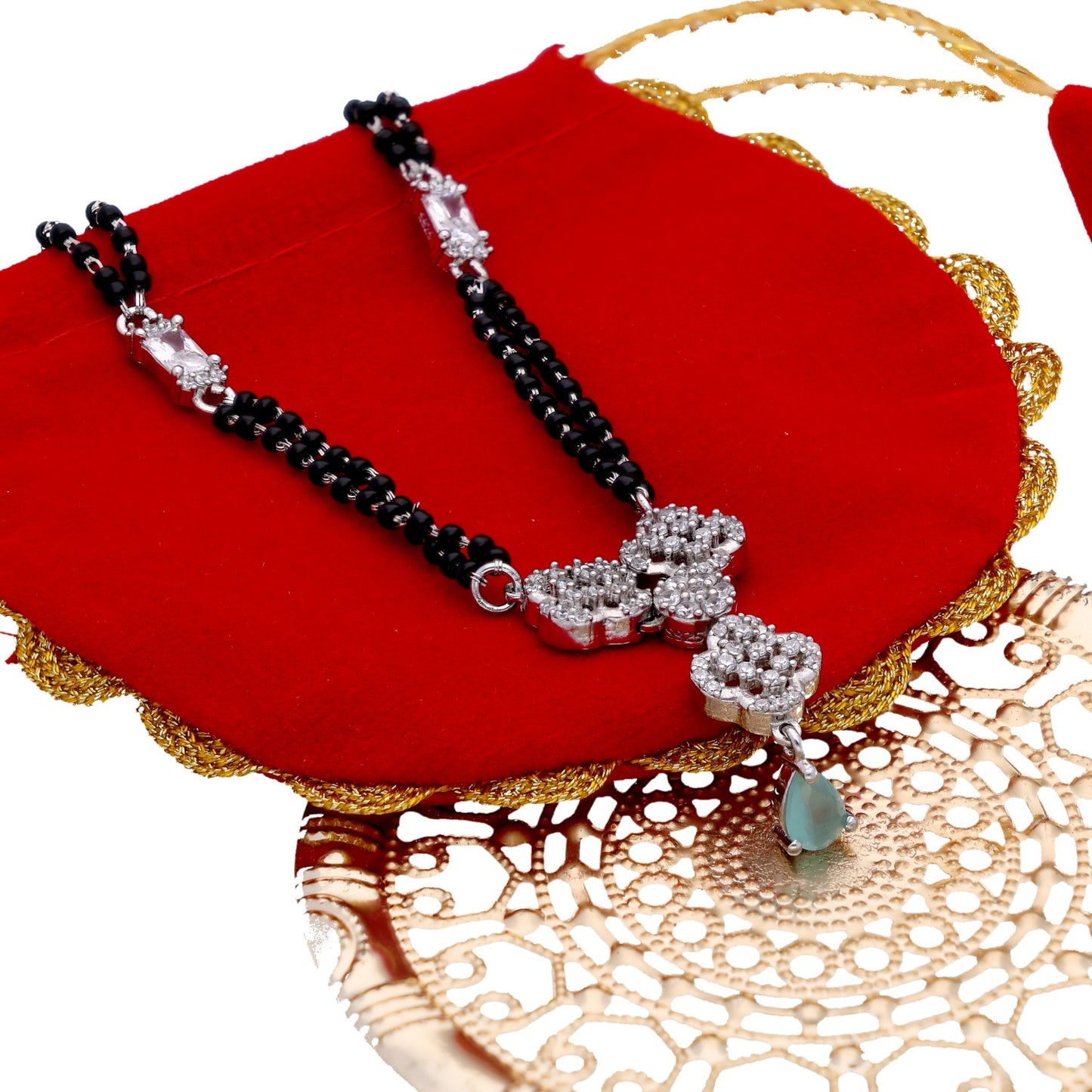 Floral Drop Mangalsutra