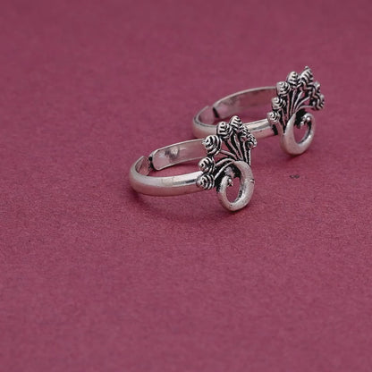 Blooming Flower Toe Ring