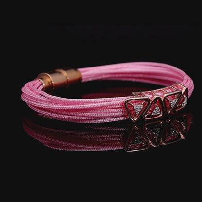 Textured Leaf-Inspired Bracelet