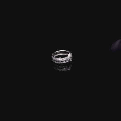 Crown Emblem Statement Ring