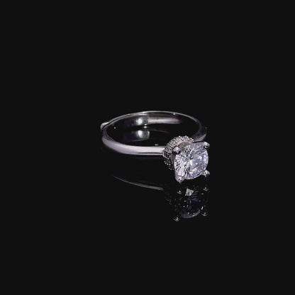 Solitaire Glamour Ring