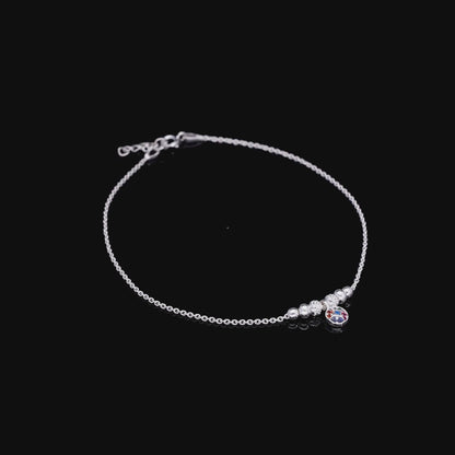 Evil Eye Charm Chain Anklet
