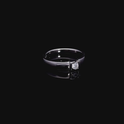 Modern Channel Set Ring