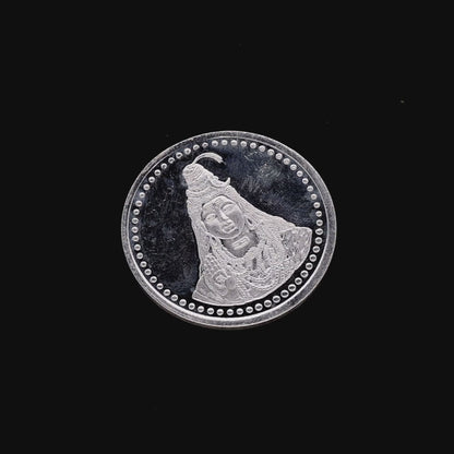 Lord Shiva Mahadev Pure Silver Coin
