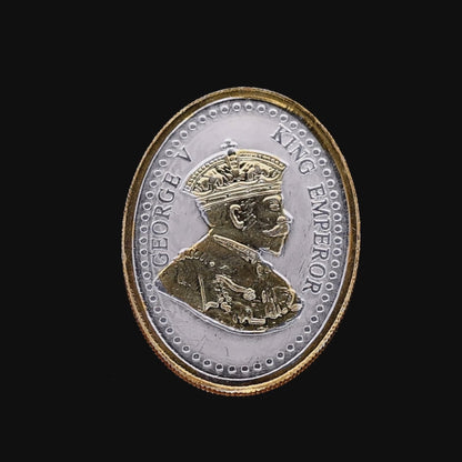 King George V Silver Coin (Gold Plated)