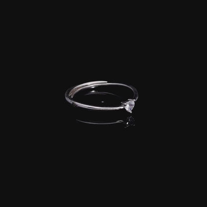 Petite Heart Sparkle Ring