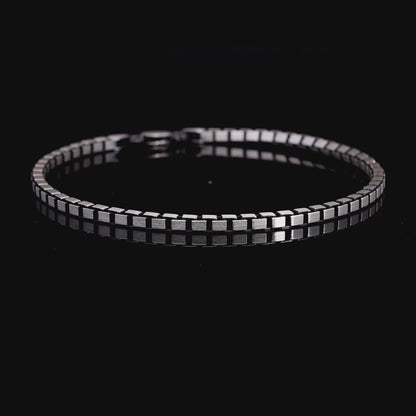 Classic Box Chain 92.5 Silver Men's Bracelet