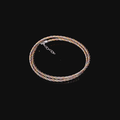 Tricolor Twist Chain for Men and Women